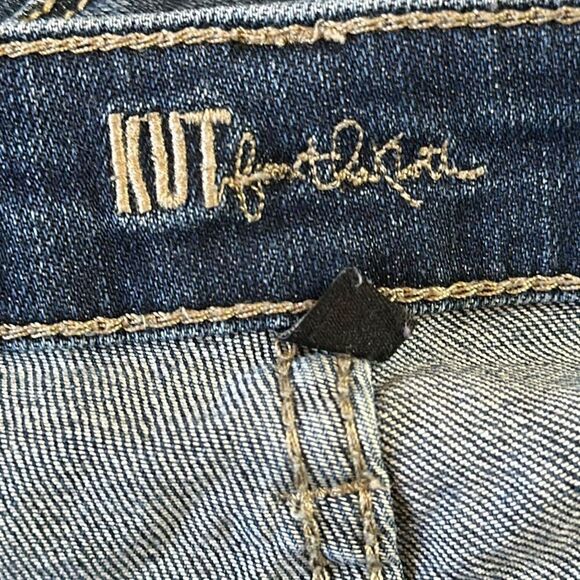 Kut from the Kloth Distressed Catherine Boyfriend Womens Jeans size 12 - Picture 9 of 11